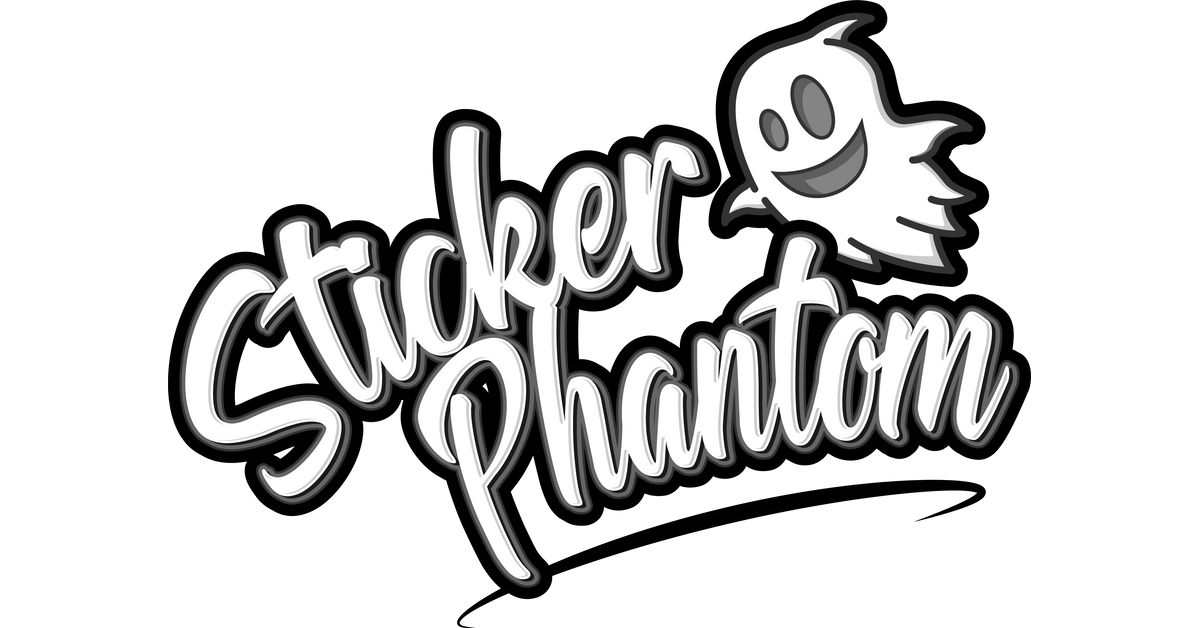 Sticker Phantom Custom Stickers Labels Graphics