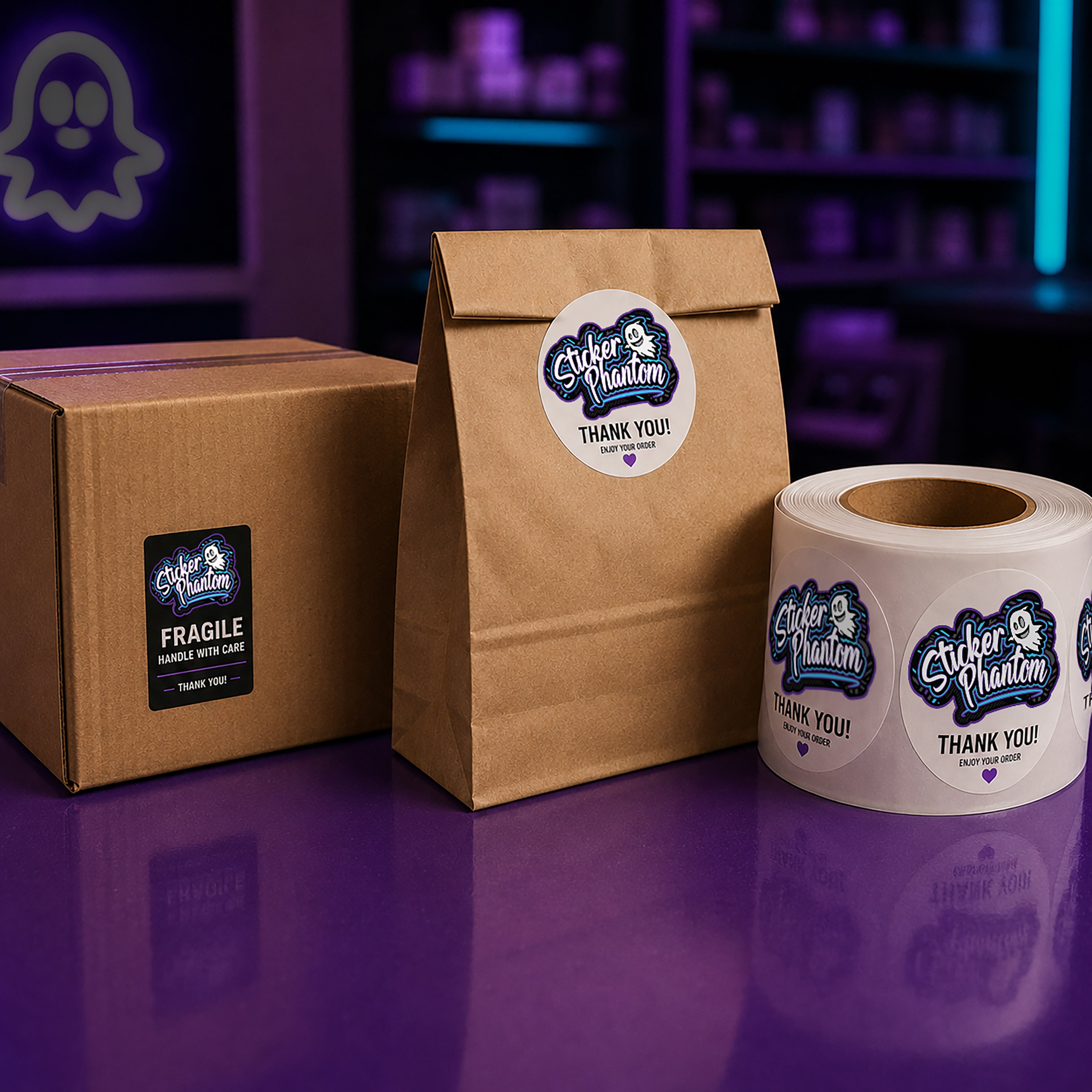 Economy Matte Paper Roll Labels