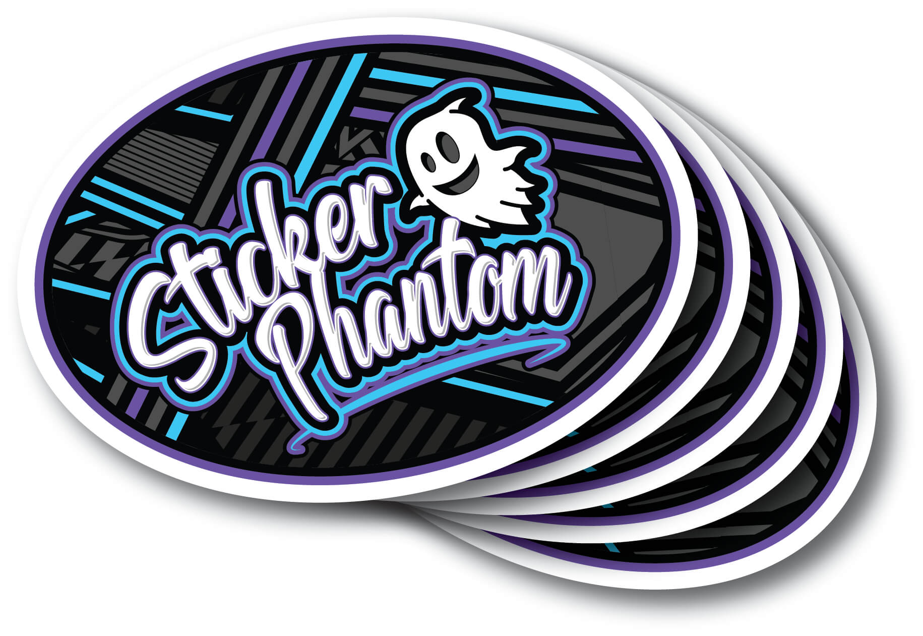 sticker phantom oval sticker