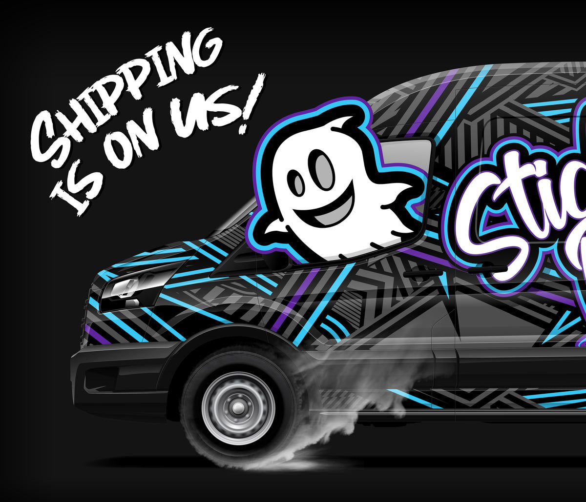 Fantom Sticker Sticker Phantom | Custom Stickers, Labels, & Graphics