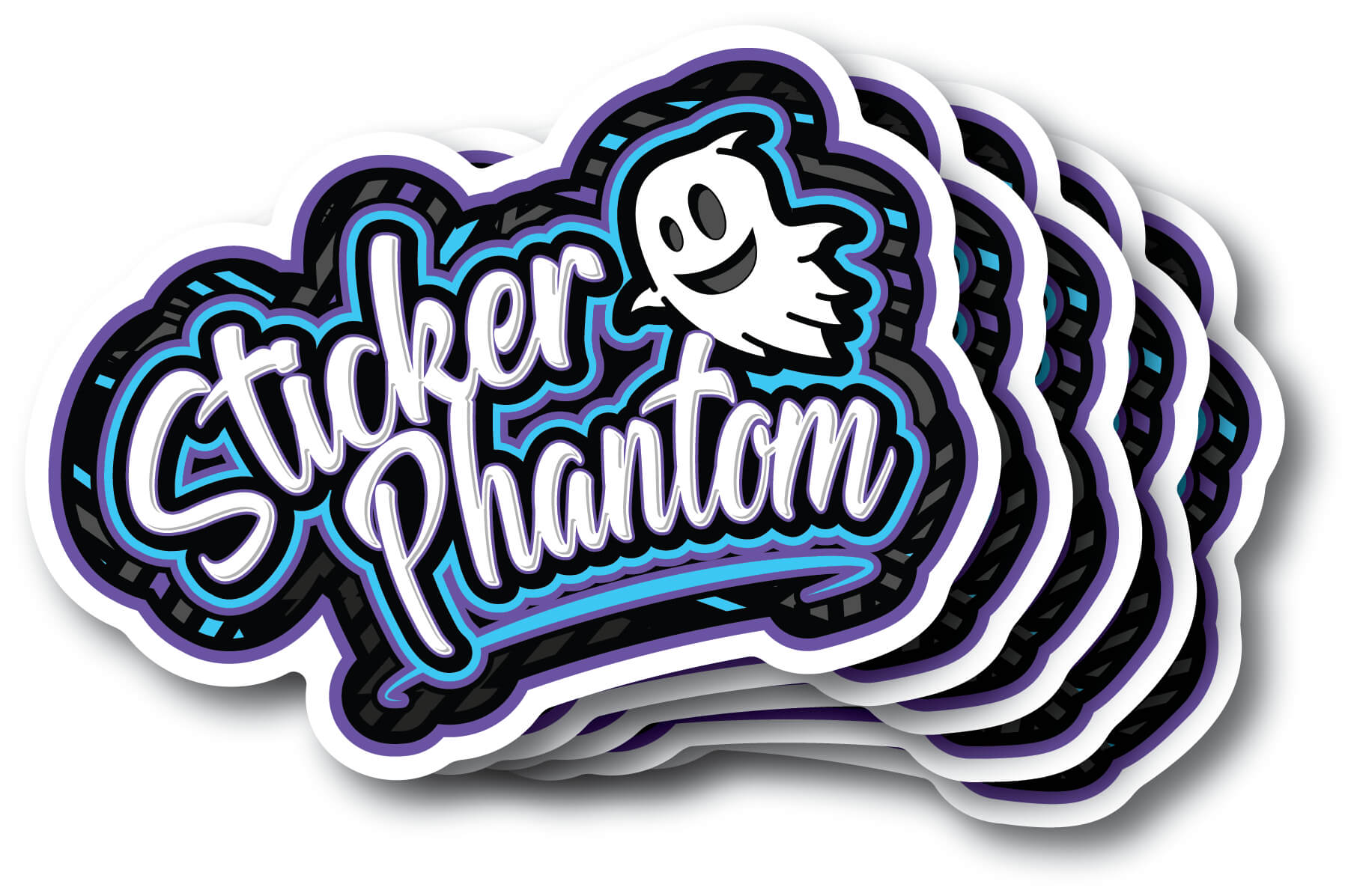 sticker phantom die cut sticker